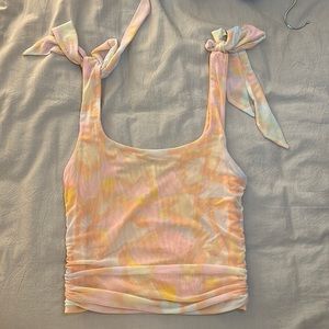 Free people tie shoulder top